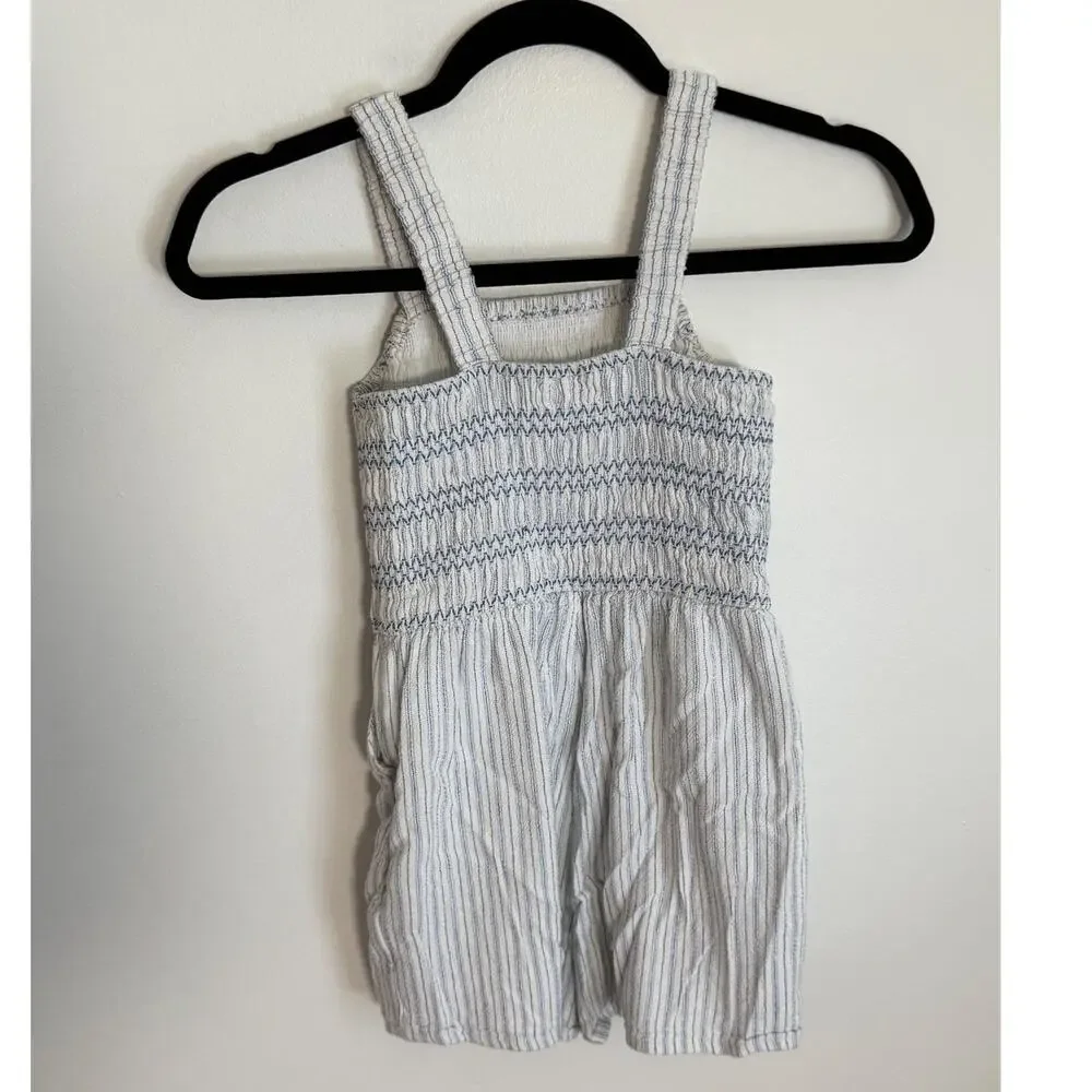 Abercrombie Kids Striped smocked romper size‎ 7/8